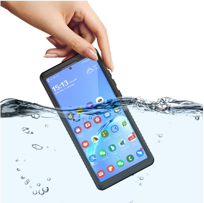 Twill Swimming IP68 Waterproof Galaxy Note20 Ultra Case Clear