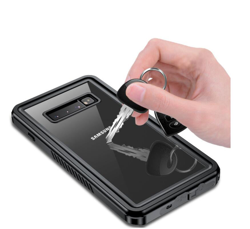 Twill Swimming IP68 Waterproof Galaxy S10 Case Clear