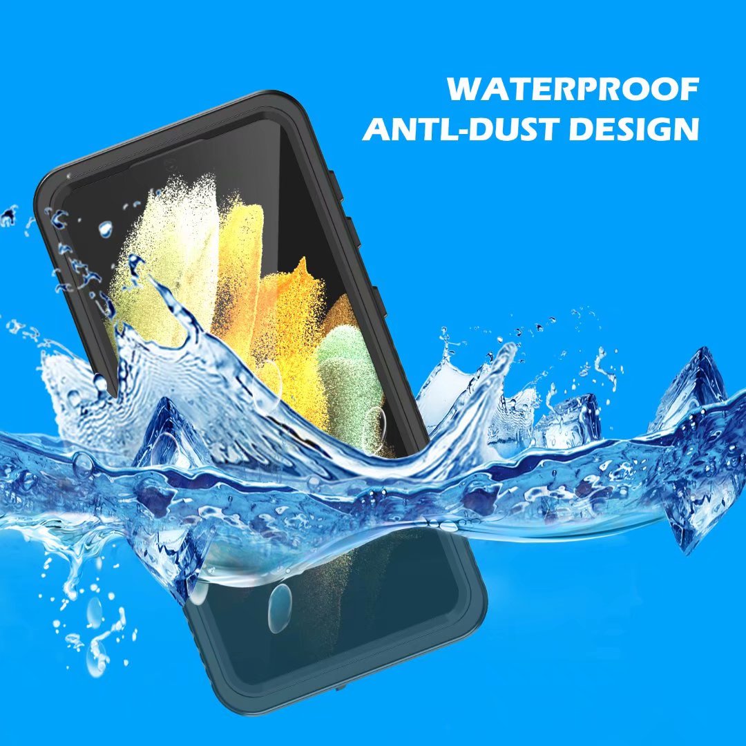 Twill Swimming IP68 Waterproof Galaxy S21 Case Clear