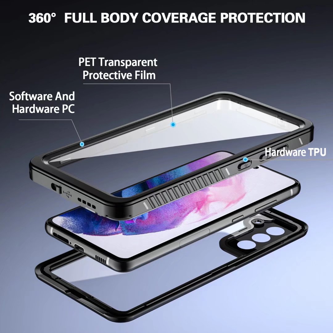 Twill Swimming IP68 Waterproof Galaxy S21 FE Case Clear