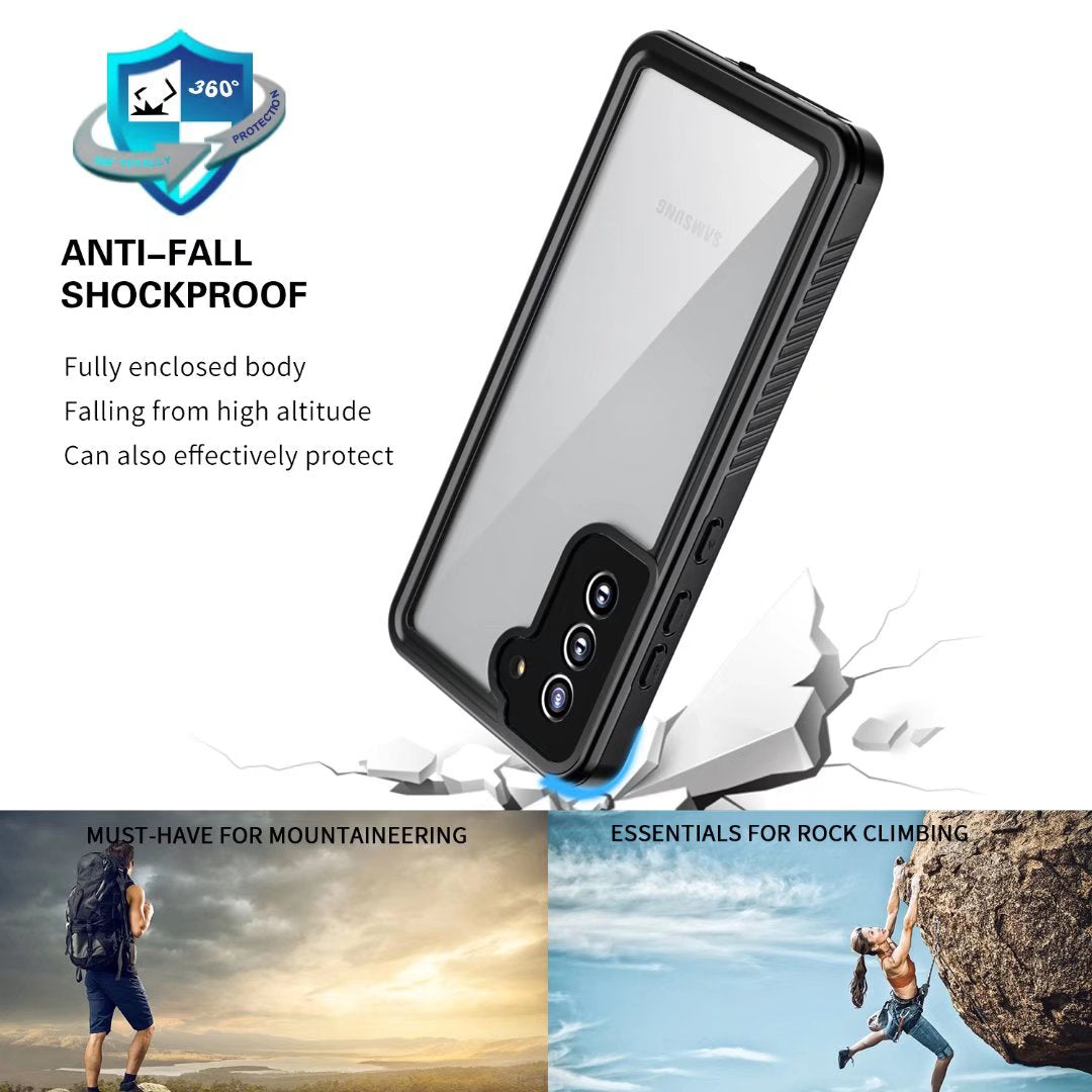 Twill Swimming IP68 Waterproof Galaxy S21 FE Case Clear