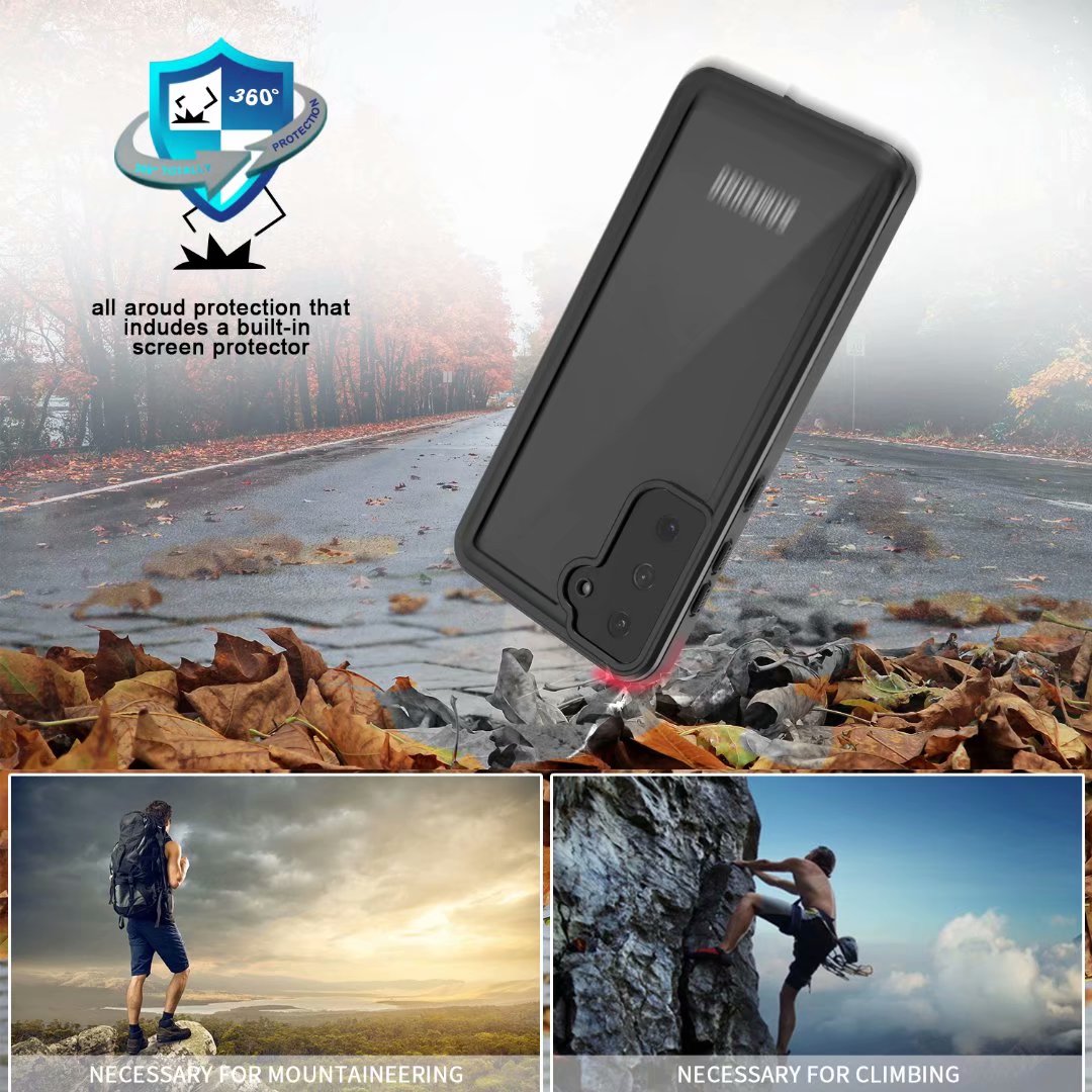 Twill Swimming IP68 Waterproof Galaxy S21+ Case Clear