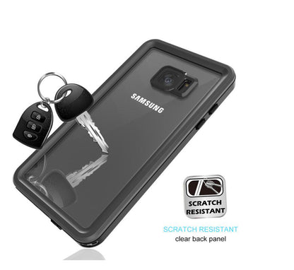 Twill Swimming IP68 Waterproof Galaxy S7 Edge Case Clear