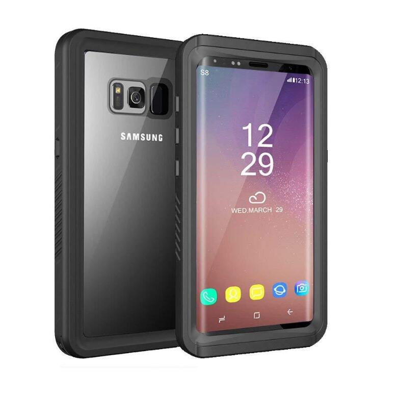 Twill Swimming IP68 Waterproof Galaxy S8+ Case Clear