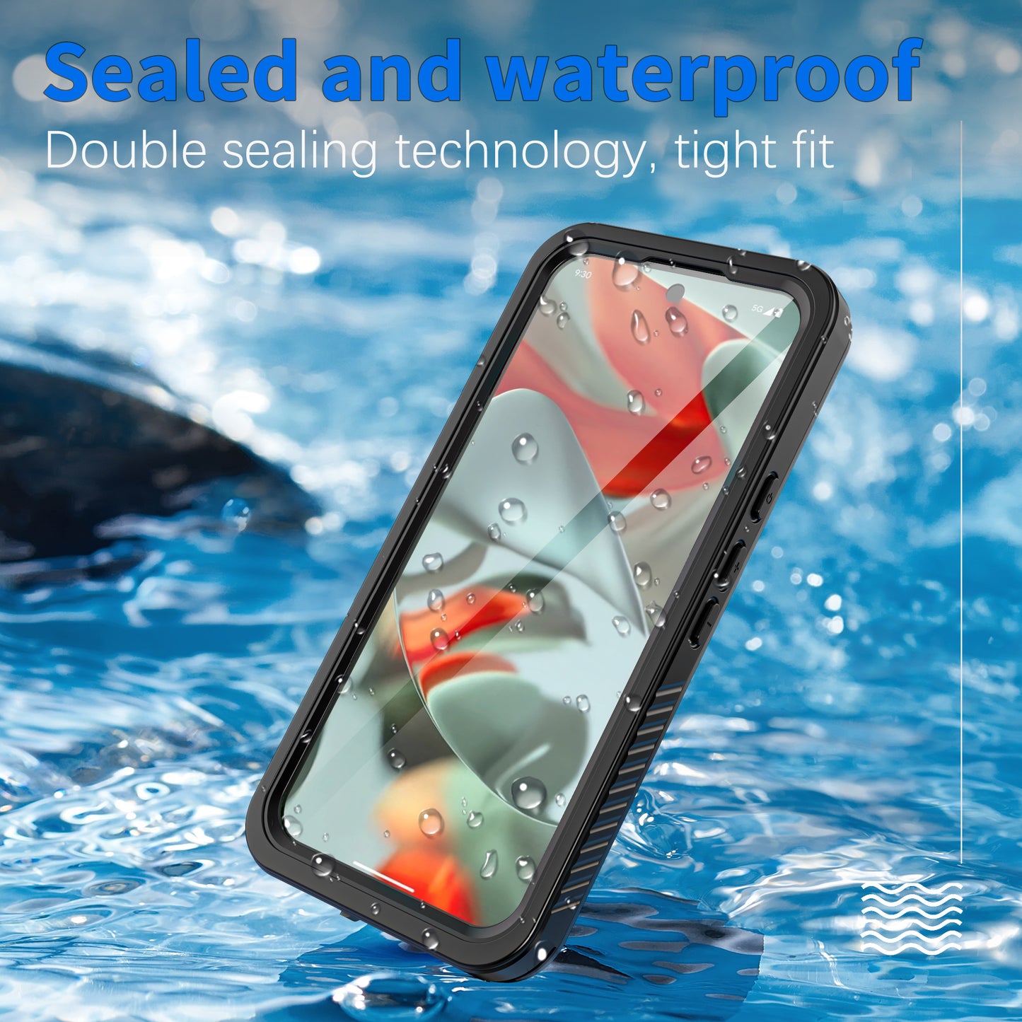 Twill Swimming IP68 Waterproof Google Pixel 9 Pro XL Case Clear