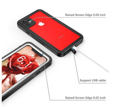 Twill Swimming IP68 Waterproof iPhone 11 Case Magsafe