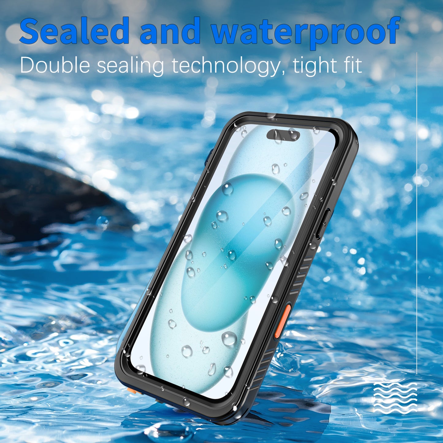 Twill Swimming IP68 Waterproof iPhone 16 Plus Case Magsafe