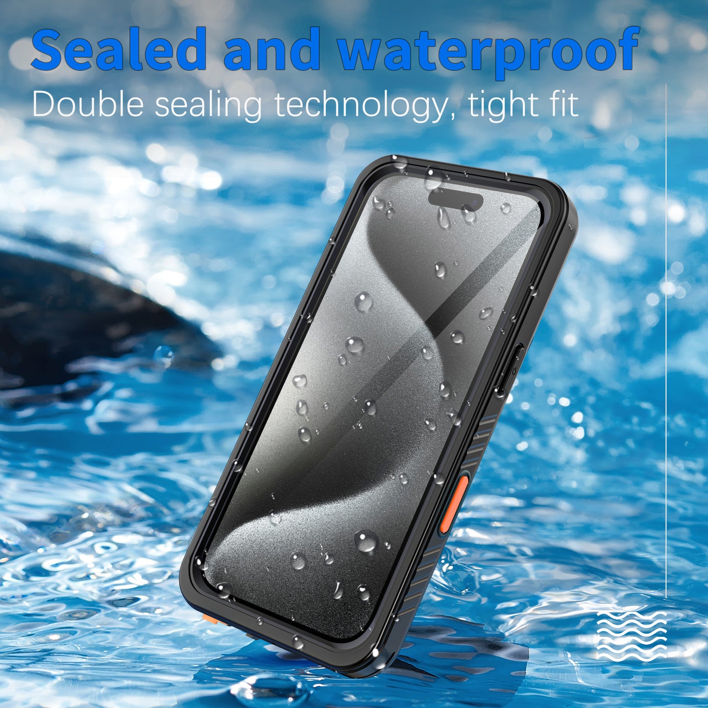 Twill Swimming IP68 Waterproof iPhone 16 Pro Case Magsafe