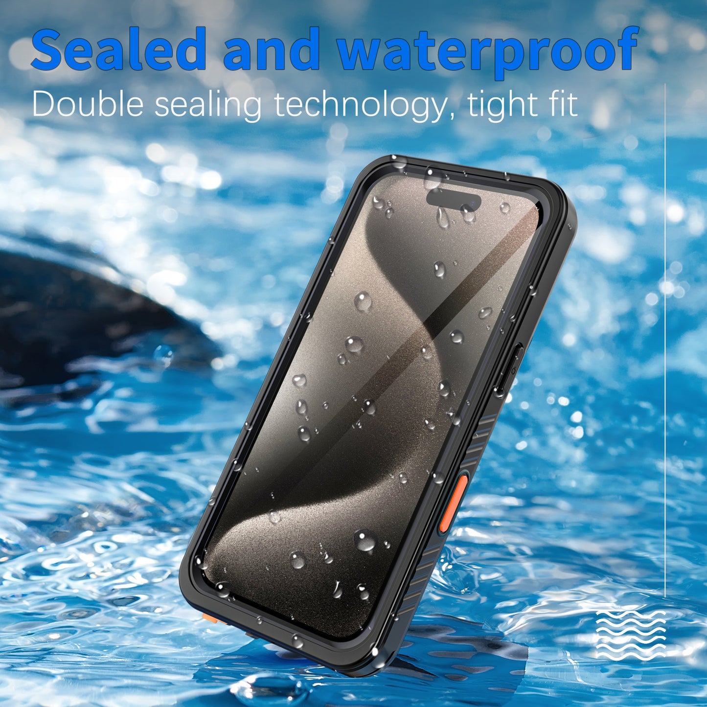 Twill Swimming IP68 Waterproof iPhone 16 Pro Max Case Magsafe