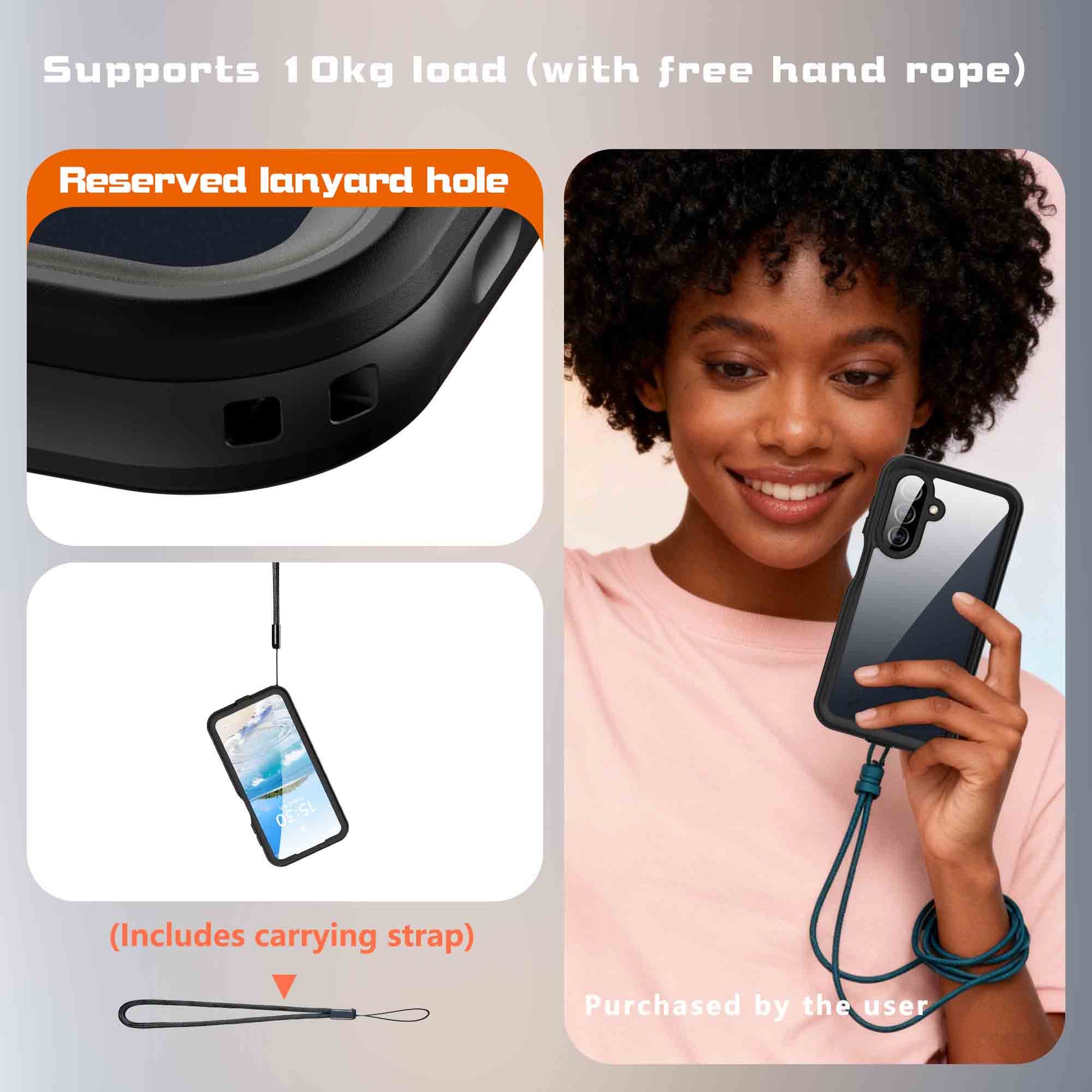 Ultramarine Technology Full-Body IP68 Waterproof Phone Case Shockproof & Ultra HD Clear - Galaxy A27
