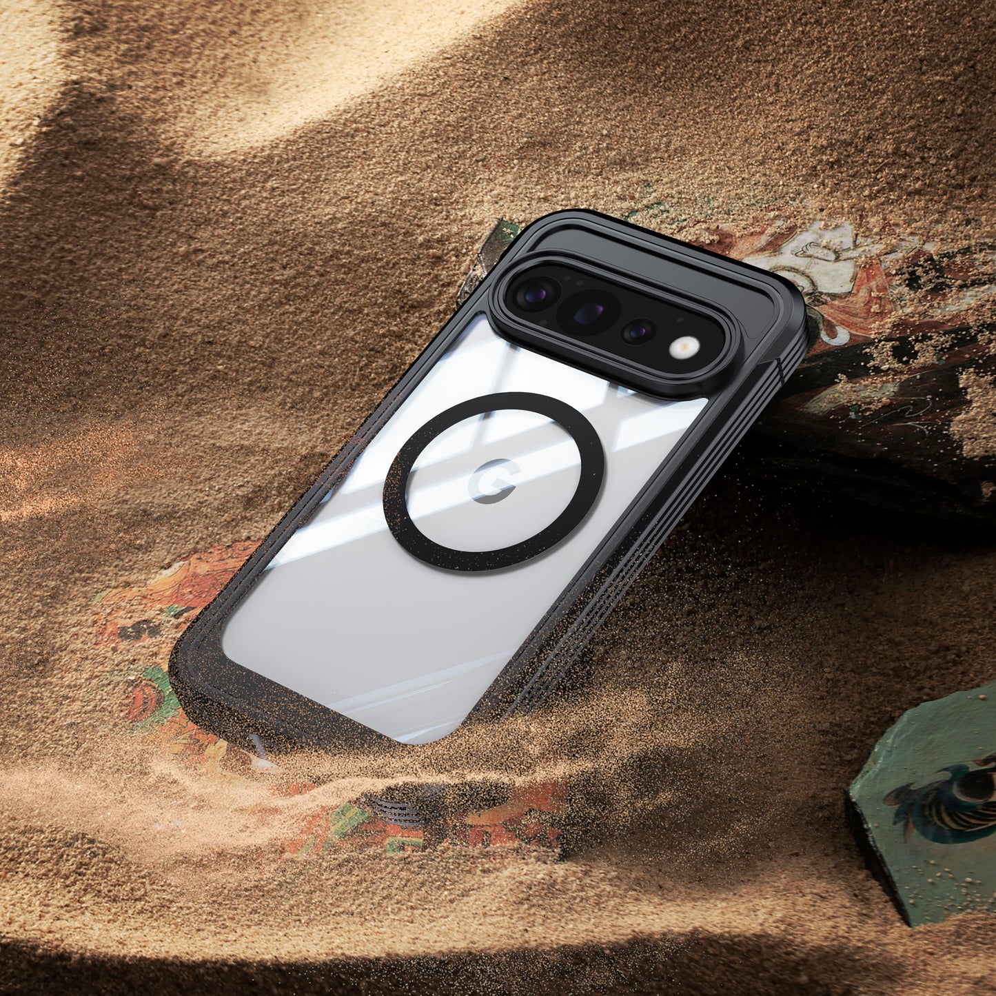 Ultramarine Technology 360 Full-Body Protection MagSafe Rugged Series Phone Case | Clear - Google Pixel 11