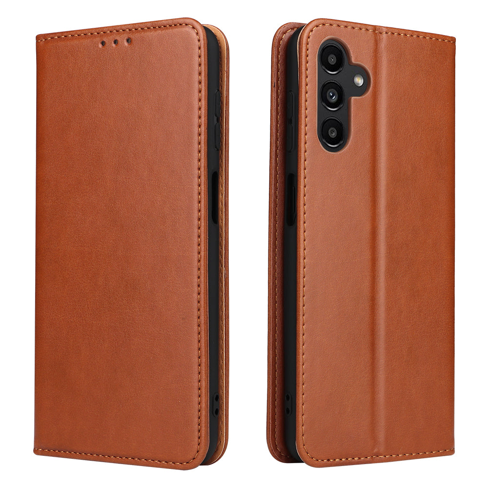 PU Leather Galaxy A13 Case Wallet Stand Texture Deluxe