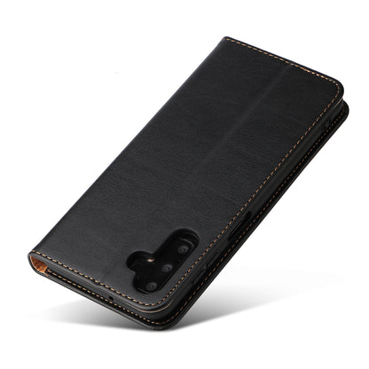 PU Leather Galaxy A13 Case Wallet Stand Texture Deluxe