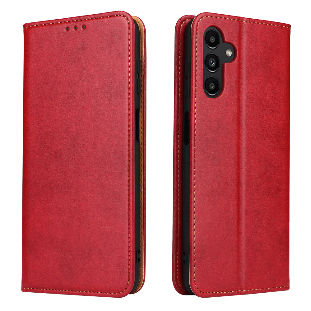 PU Leather Galaxy A13 Case Wallet Stand Texture Deluxe