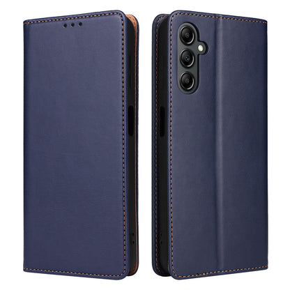 PU Leather Galaxy A14 Case Wallet Stand Texture Deluxe