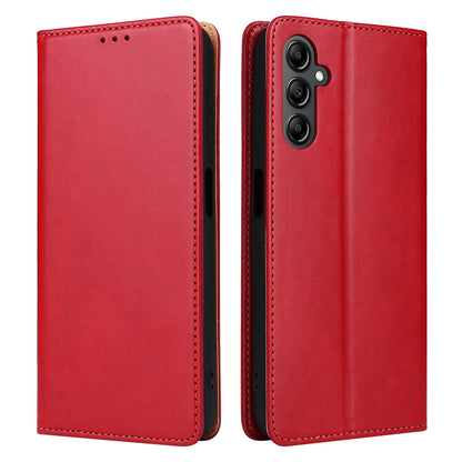 PU Leather Galaxy A14 Case Wallet Stand Texture Deluxe