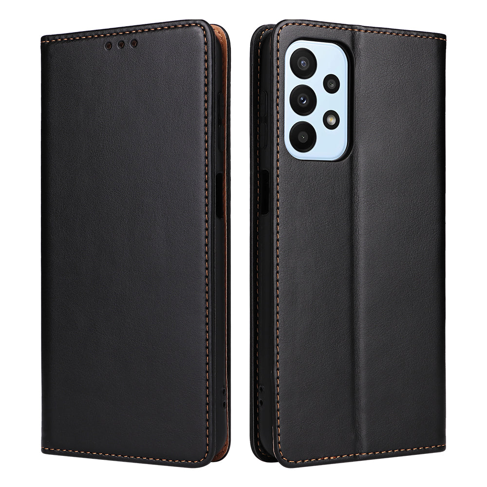 PU Leather Galaxy A23 Case Wallet Stand Texture Deluxe