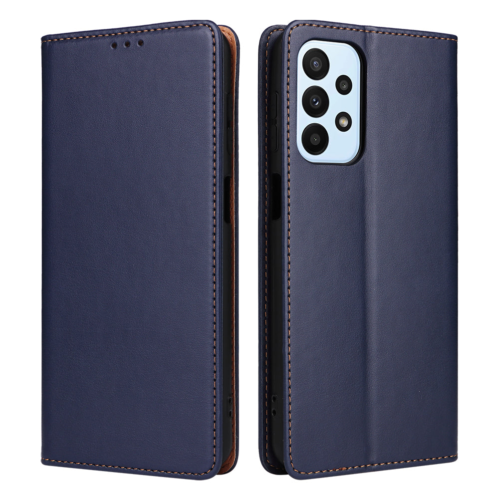 PU Leather Galaxy A23 Case Wallet Stand Texture Deluxe