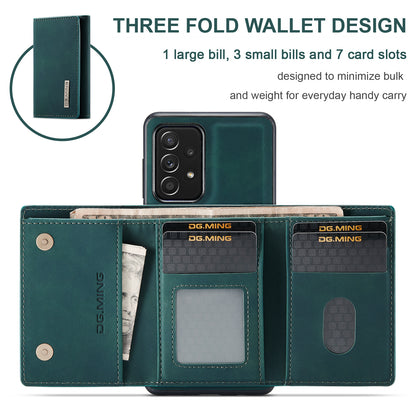 Retro Detachable Fold Wallet Galaxy A52s Case Magnetic Clip