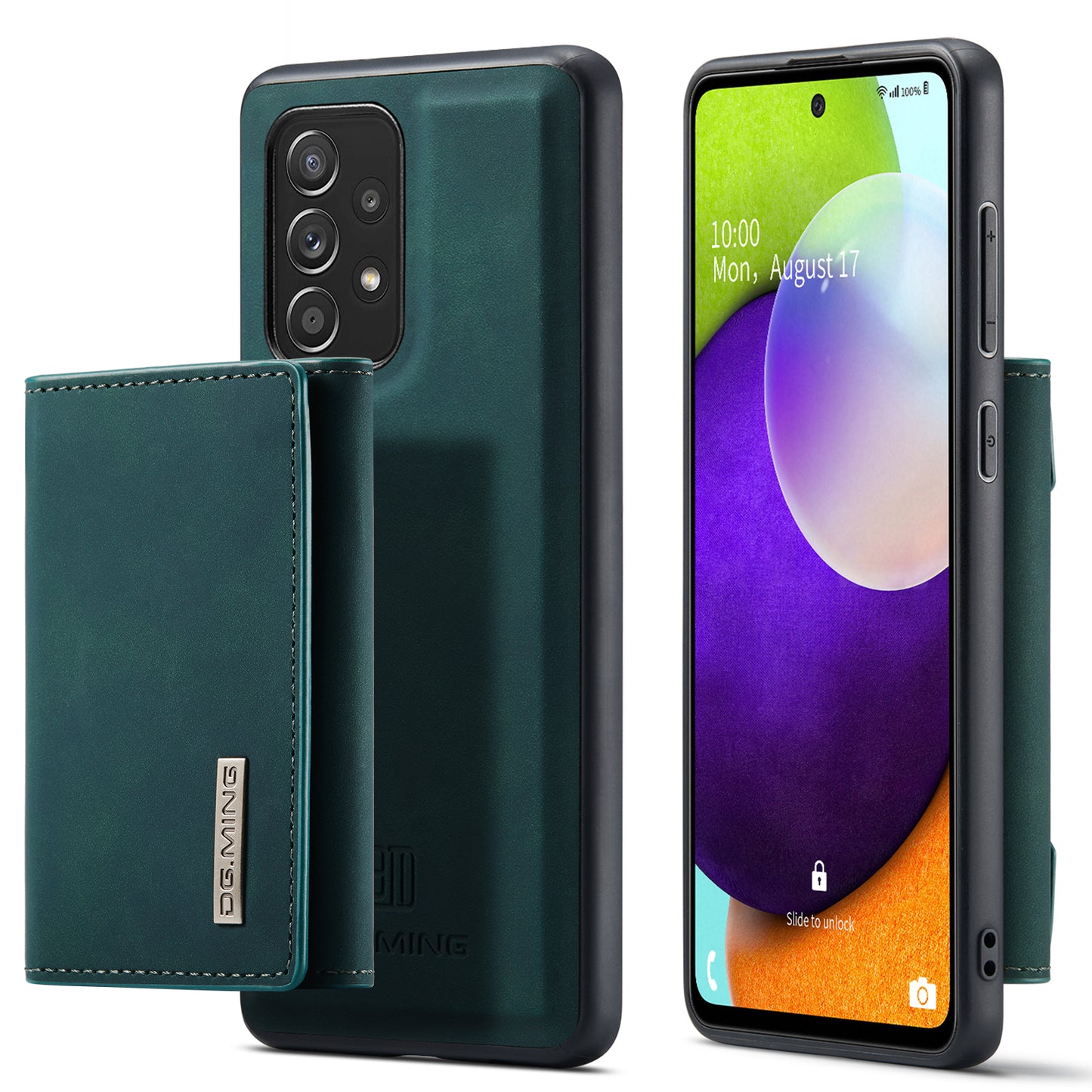 Retro Detachable Fold Wallet Galaxy A52s Case Magnetic Clip