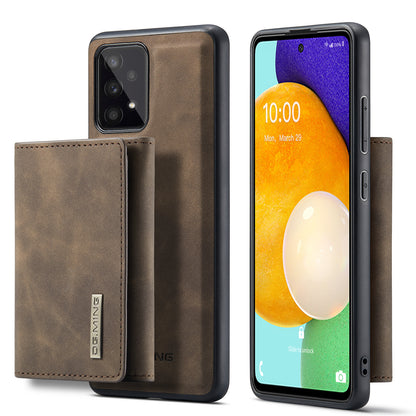 Retro Detachable Fold Wallet Galaxy A53 Case Magnetic Clip