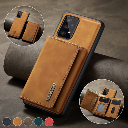 Retro Detachable Fold Wallet Galaxy A53 Case Magnetic Clip