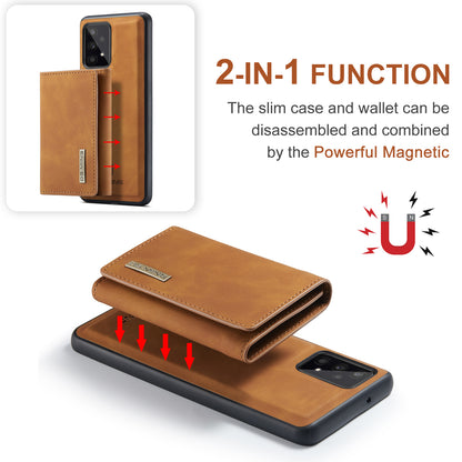 Retro Detachable Fold Wallet Galaxy A53 Case Magnetic Clip