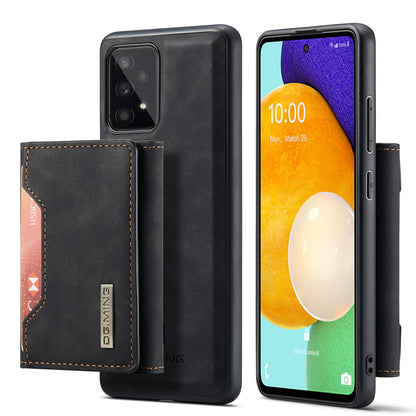 Retro Detachable Fold Card Holder Galaxy A53 Case Magnetic Clip