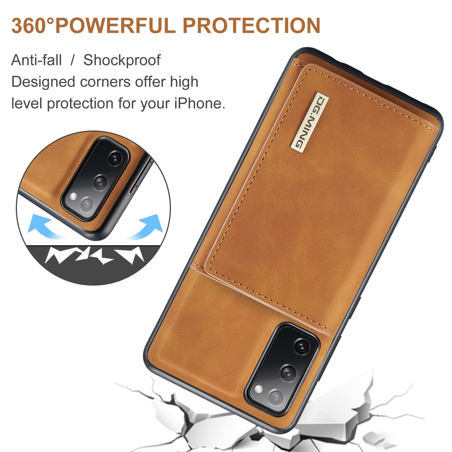 Retro Detachable Fold Wallet Galaxy S20 FE Case Magnetic Clip