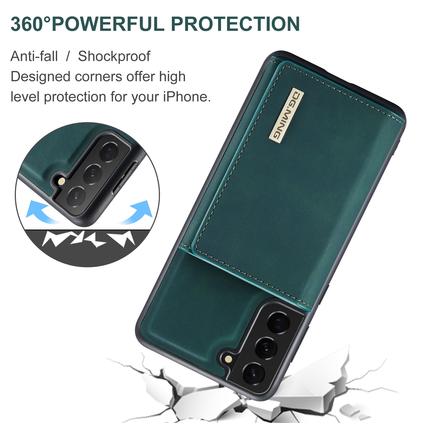 Retro Detachable Fold Wallet Galaxy S21+ Case Magnetic Clip