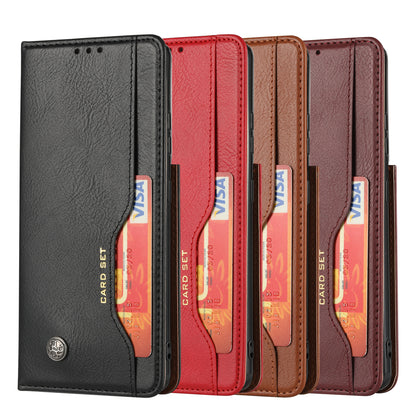 Classical Knead Leather Galaxy S22 Case with Notes Pocket