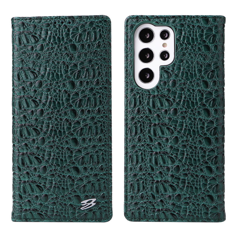 Deluxe Real Crocodile leather Galaxy S21 Ultra Case Wallet