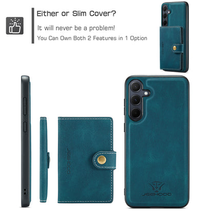 Magnetic Detachable Card Holder Galaxy A35 Case Leather Flip