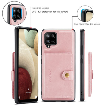 Magnetic Detachable Card Holder Galaxy A22s Case Leather Flip