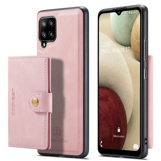 Magnetic Detachable Card Holder Galaxy A22 Case Leather Flip