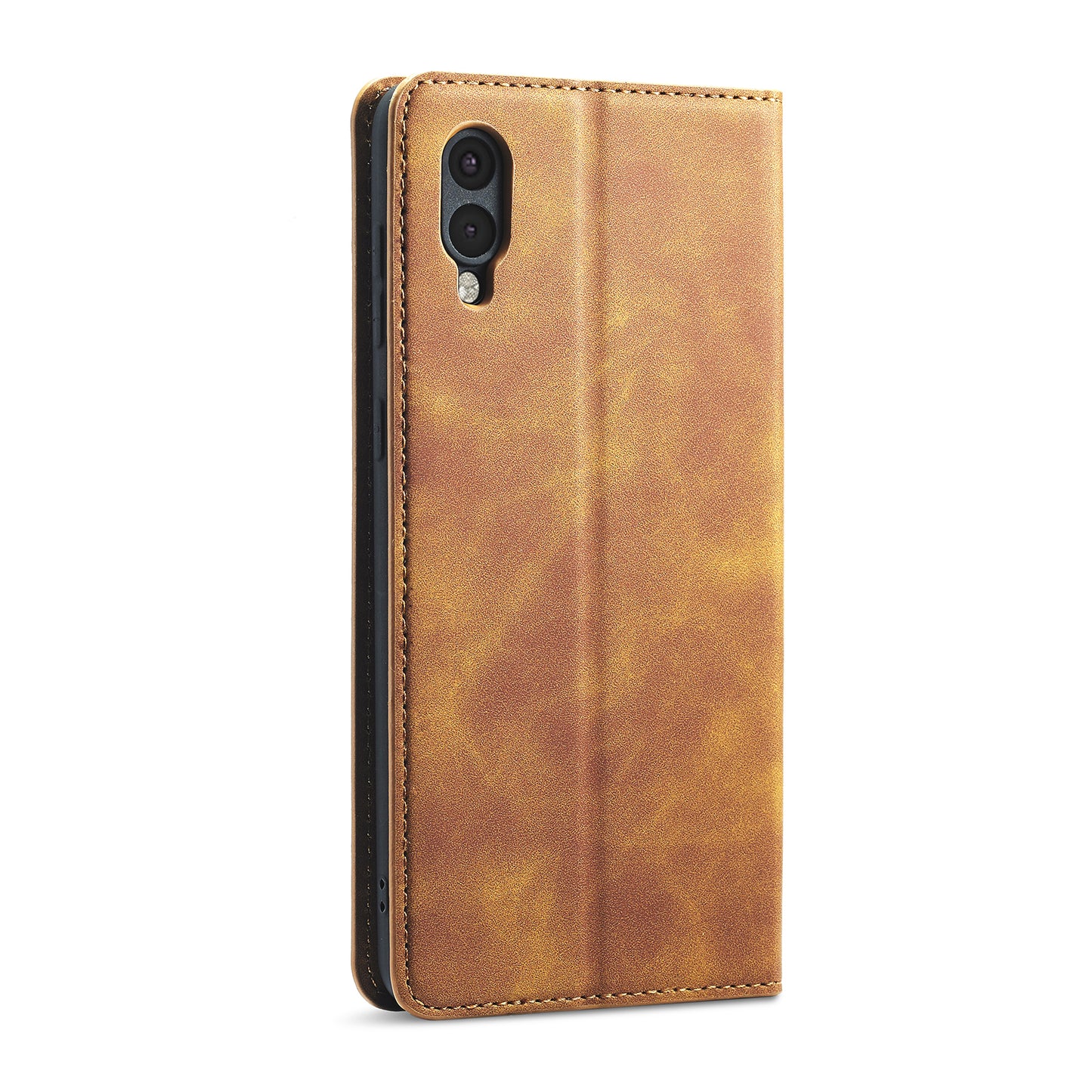 Illusion Slim Retro Leather Galaxy A02 Case Magnetic