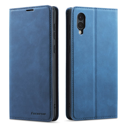 Illusion Slim Retro Leather Galaxy A02 Case Magnetic