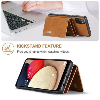 Retro Detachable Fold Wallet Galaxy A02s Case Magnetic Clip