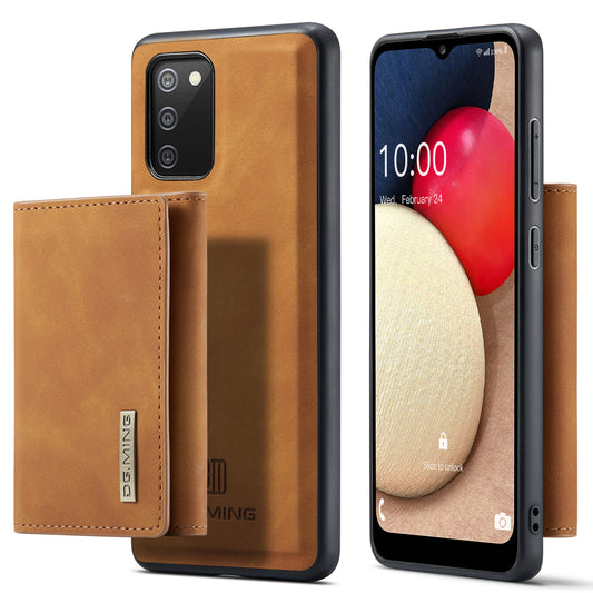 Retro Detachable Fold Wallet Galaxy A02 Case Magnetic Clip