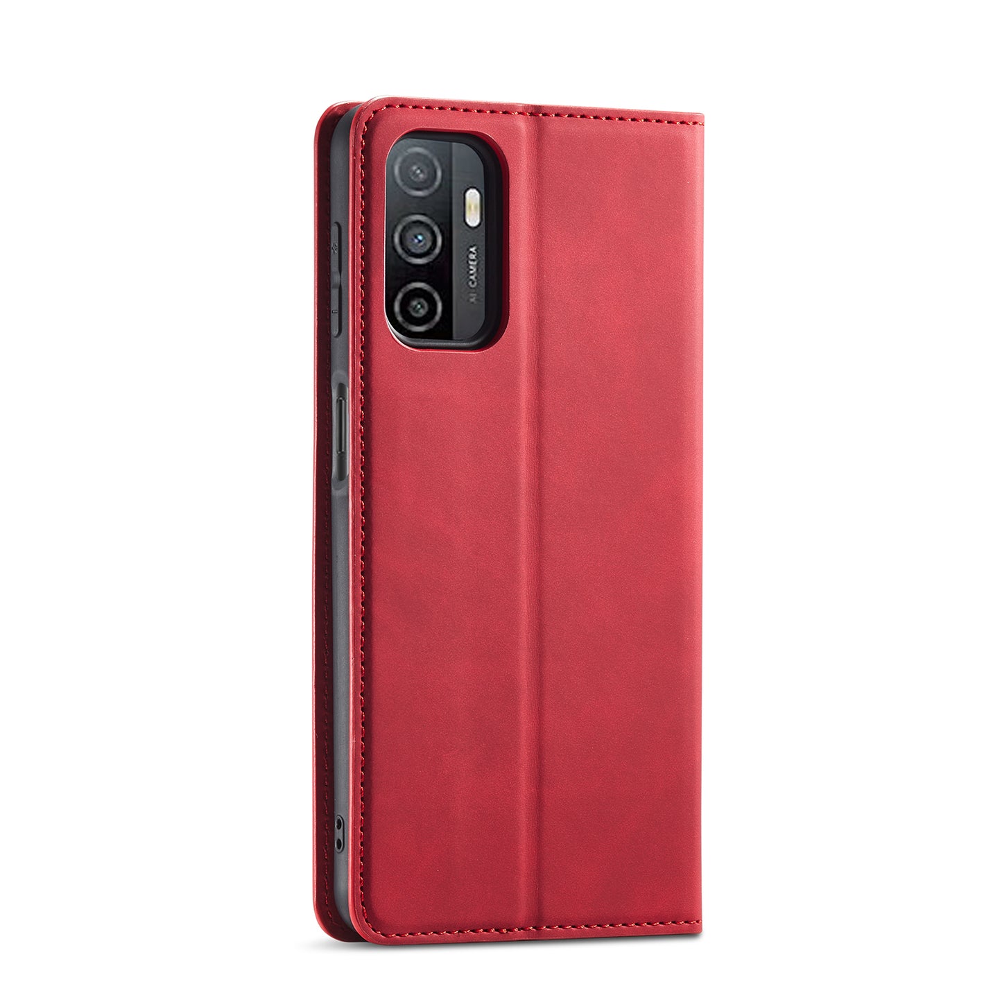 Illusion Slim Retro Leather Galaxy A03 Case Magnetic