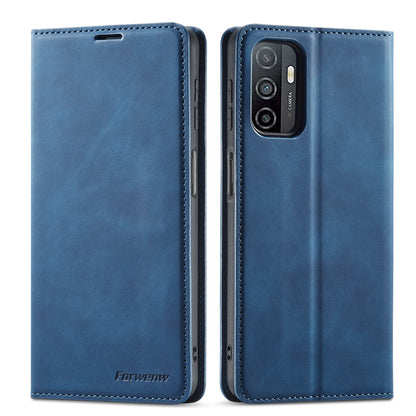 Illusion Slim Retro Leather Galaxy A03 Case Magnetic