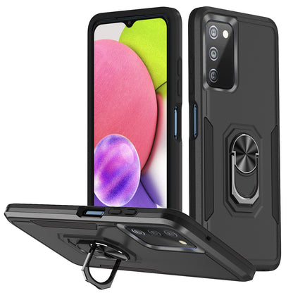 Pioneer Galaxy A03 Core Case Rotating Ring Stand