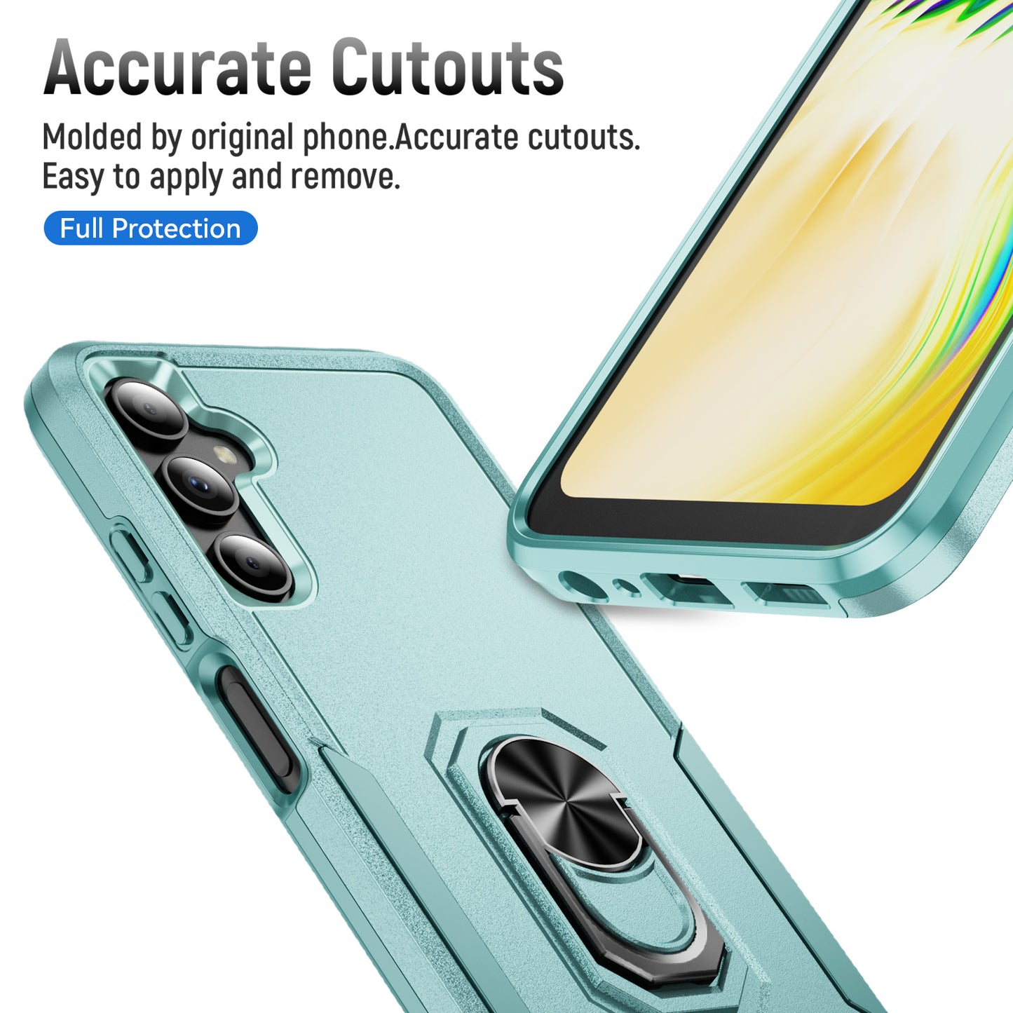 Pioneer Galaxy A55 Case Rotating Ring Stand