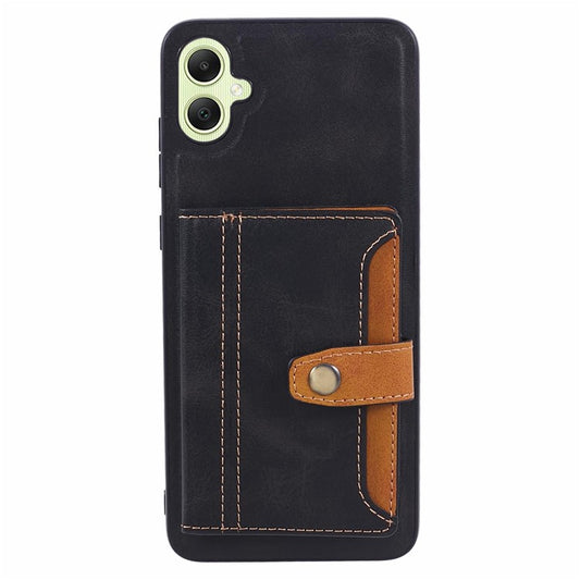 Buckle Retro Leather Galaxy A05 Case Stand Multi-card Slots