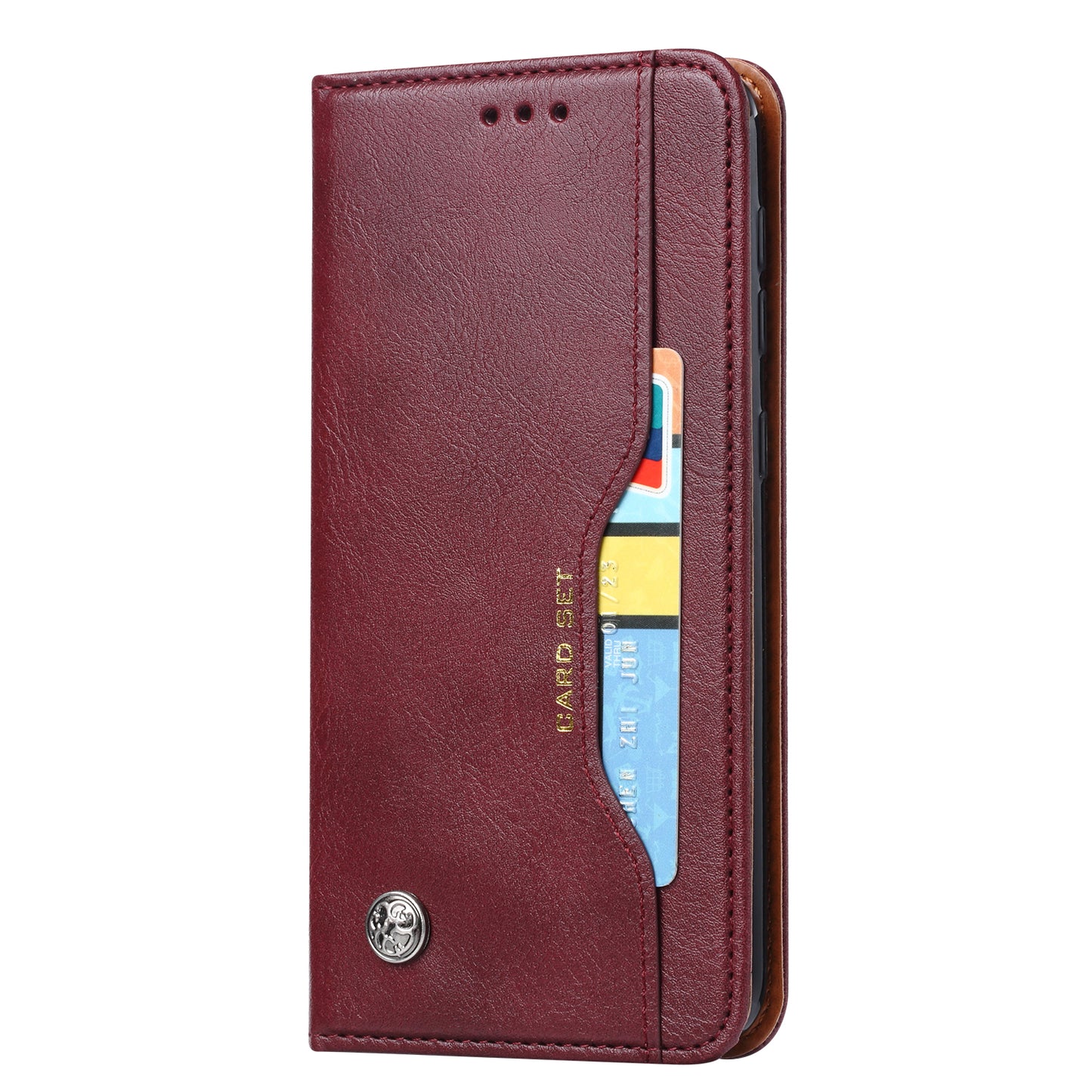 Classical Knead Leather Galaxy A10e Case with Notes Pocket