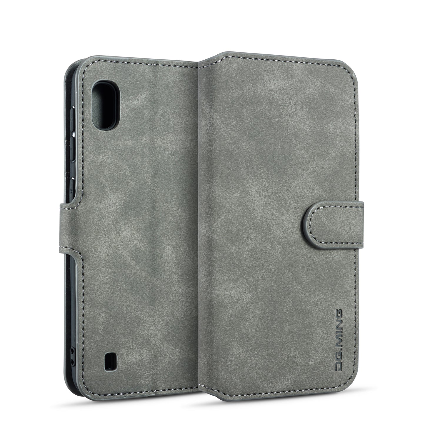 Retro Leather Edge Galaxy A10 Case with Hand Strap