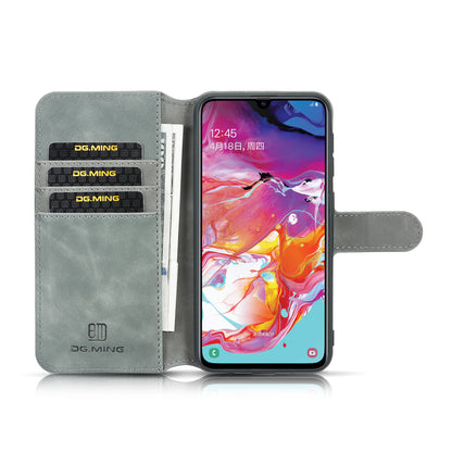 Retro Leather Edge Galaxy A10 Case with Hand Strap