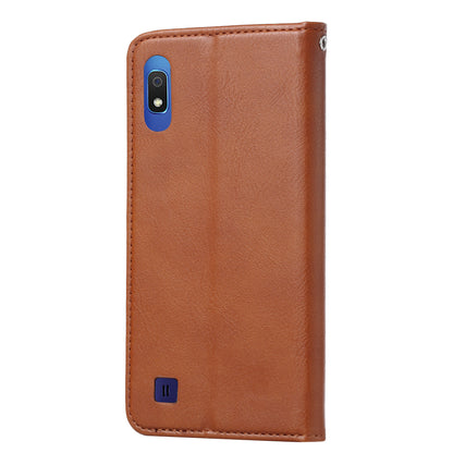 Classical Knead Leather Galaxy A10 Case with Notes Pocket