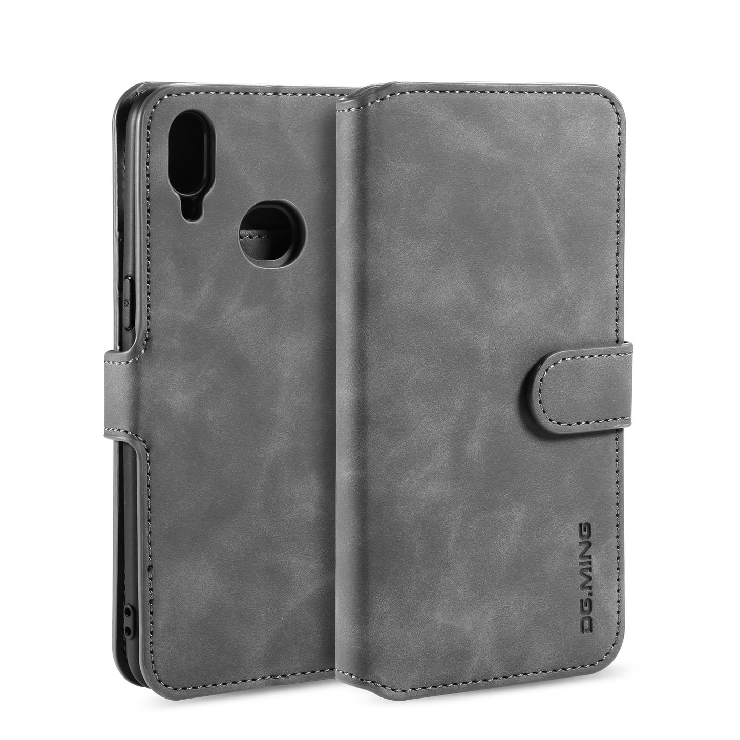 Retro Leather Edge Galaxy A10s Case with Hand Strap