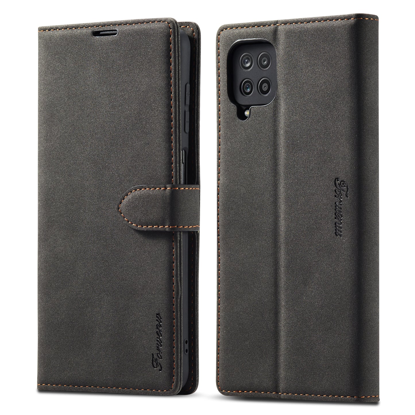 Gentry Slim Wallet Stand Galaxy A12 Case Buckle